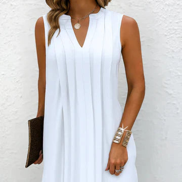 Vera™ | Elegantes Kleid mit V-Ausschnitt
